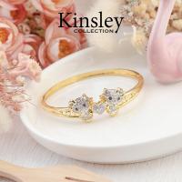 ราคา พร้อมส่ง กำไลแฟชั่น กำไลเพชรงานทอง24K กำไลเพชรห้อยตุ้งติ้ง ใส่เที่ยวได้ ไม่ลอก ไม่ดำ (10523217024)