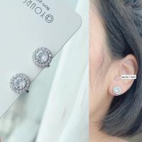 ราคา เจาะ หนีบ ต่างหูหนีบ แนวเพชรcz ติดหู เพชรยาว ใส่ออกงาน ต่างหูหนีบเจ้าสาว งานเพชรสวย ไม่ได้เจาะหู (20339087552)