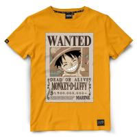 ราคา เสื้อวันพีซ ลาย Wanted ลูฟี่ Luffy มี สีดำ สีกรม และ สีเหลือง เสื้อยืดลำลองฤดูร้อน S 5XL (20268162006)
