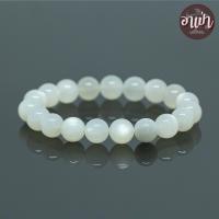 ราคา อาเป่า หินมูนสโตน หินมุกดาหาร Moonstone เกรด Premium ขนาด 10 มิล คัดหิน หินแห่งความรัก หนึ่งในอัญมณีมงคล 9 ประการ นพรัตน์ กำไลหินสี หินสีขาว (5491912204)