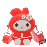 ราคา กระเป๋าลายการ์ตูนน่ารักน่ารักกระเป๋าสะพายข้างซิลิโคนมือถือมินิเด็กผู้หญิงน่ารักทำนอง Kuromi กระเป๋าสะพายข้างกระเป๋าใส่เหรียญเด็กผู้หญิง (19700219155)