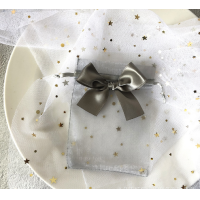 ราคา ถุงผ้าแก้ว ใส่ของชำร่วย ผูกโบว์ ของชำร่วย ขนาด 9 x 12 cm และ 13x18 cm ของที่ระลึก (17449367867)