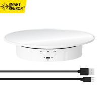 ราคา Smart Sensor 360องศาไฟฟ้าจานหมุนชั้นวางสำหรับการถ่ายภาพวิดีโอ Props ความเร็วปรับแท่นโชว์แบบหมุนได้ (8627866185)