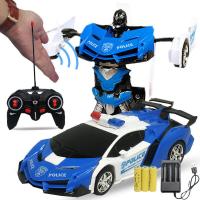 ราคา ไร้สายโมเดลรถควบคุมวิทยุหุ่นยนต์แปลงร่างรถ RC หุ่นยนต์ ของเล่นหุ่นยนต์ทรานฟอร์มเมอร์รถบังคับ 360 ลี่ยนรูปและบังคับของเล่นสำหรับเด็ก (11825021563)