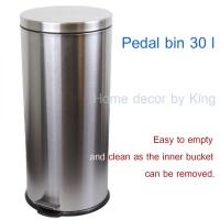 ราคา ถังขยะเหยียบ สแตนเลส 30 ลิตร (4822924718)