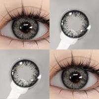 ราคา COD ส่งไวจากไทย Eyeshare คอนแทคเลนส์ Gray Brown Blue ขนาดกลาง คอนแทคเลนส์สีอ่อน KING (20568450341)