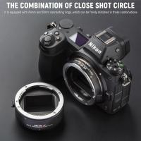 ราคา VILTROX DG Z Photography Lens Adapter Auto Focus AF Macro Extension Tube Lens Adapter Aperture Adjust for Nikon Z mount Camera Lens like Z6II Z7 Z50 Z7II Z5 (9587906823)