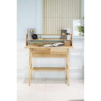 ราคา KONCEPT โต๊ะทำงาน โต๊ะคอม โต๊ะเขียนหนังสือ COMPACT สีลินด์เบิร์ก กxยxส 100x55x83 ซ ม (19342297737)