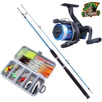 ราคา สุดคุ้ม คันเบ็ดตกปลาพร้อมรอกสายเอ็น คันสไลส์ 2 ท่อน รอกตกปลา อุปกรณ์ตกปลา กบยางตกปลา ชุดตกปลาหน้าดิน คันเบ็ดถูกๆ ชุดเบ็ดถูกๆ (17740420761)