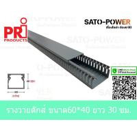 ราคา รางวายดัก WIRE WAY ยี่ห้อ NANO PRI PROF ขนาด 20 20 30 30 40 40 40 60 60 40 60 60 60 80 ยาว 30ซม 50ซม 100ซม รางเก็บสายไฟ สีเทา รางเก็บสายไฟแบบทึบ รางครอบสายไฟพลาสติก แบบโปร่ง (14216882145)
