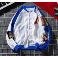 ราคา เสื้อแจ็กเก็ตเบสบอลMens spring Mens retro baseball uniform Mens jacket Trendy American jacket New checkerboard design Thin flight jacket (16366497216)