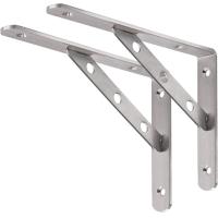 ราคา ฉากติดผนังรับชั้น 4 ชิ้น ฉากเหล็กรับชั้น 8 นิ้ว หนา 4 มม ขาตั้งสแตนเลส ฉากเหล็ก เหล็กฉาก ฉากชั้นวางของ (17591617625)