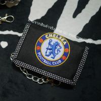 ราคา 3พับ กระเป๋าสตางค์ ปักลายมีโซ่สีเงิน ลายแมนยู ลิเวอร์พูล อาเซนอล เชลซี โซ่เงินทุกใบ (17190016247)