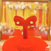 ราคา ต่างหูทองคำ 0 6 กรัม ลายดอกไม้ ทองคำแท้ 96 5 มีใบรับประกัน ขายได้ จำนำได้ มีใบรับประกัน (15506733677)