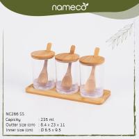 ราคา Nameco รุ่น NC266SS Eco Friendly ชุดเครื่องปรุงถาดไม้ รักษ์โลก ย่อยสลายได้ พลาสติกเป็นมิตรต่อสิ่งแวดล้อม 1404658 (8637140974)
