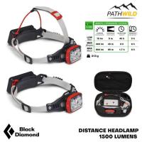 ราคา Black Diamond Distance Headlamp 1500 Lumens ไฟฉายคาดหัว ออกแบบมาสำหรับการวิ่งเทรล ปรับความสว่างด้วยการ Dim มีปุ่ม Power Tap ปรับความสว่างได้รวดเร็ว (20579240352)