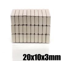 ราคา 10ชิ้น แม่เหล็กแรงสูง 20x10x3 มม สี่เหลี่ยม Neodymium Magnet 20x10x3mm แม่เหล็ก 20 10 3mm แรงดูดสูง ติดแน่น ติดทน แม่เหล็ก 20x10x3มิล (1222104053)