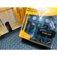 ราคา น๊อตล้อ Rays เหล็ก สีดำ ยาว 1 7 ขนาดเกลียว 12 mm P1 25 1 5 แบบยกกล่อง ชุด 4ตัว Bolt wheel (17730397802)