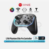 ราคา IINE L769 Phantom Elite Pro Controller for Switch Android iOS Steam PC จอยเกมส์ จอยคอนโทรลเลอร์ จอยสติ๊ก จอยมีไฟ Qoomart (20632417161)