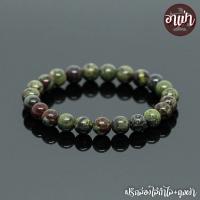 ราคา อาเป่า หินเลือดมังกร หินดราก้อนบลัดสโตนเเจสเปอร์ Dragon Blood Stone Jasper ขนาด 8 มิล คัดหิน หินแห่งความกล้าหาญ แจสเปอร์เลือดมังกร กำไลหินสี (909396160)