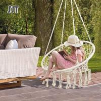 ราคา เก้าอี้แขวน เก้าอี้รังนก โซฟาแขวน เก้าอี้แขวนรังนก เก้าอี้แขวนแกว่ง Nest Swing Chair กระเช้ารังนกหวาย เปลญวนเปลญวนพู่เชือกฝ้ายทอแขวนตะกร้าแกว่ง (14149936717)