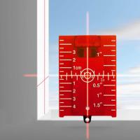 ราคา แผ่นเลเซอร์วัดระดับแสงสีแดง สายสีเขียวแนวตั้ง แนวนอน (19914430515)