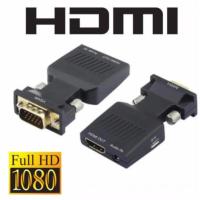 ราคา 1080P HD VGA To HDMI Converter Adapter HDMI Female To VGA Male Converter Video Audio For PC Ps4 Laptop To HDTV Projector (131320168)