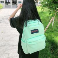 ราคา NQB665เคาน์เตอร์ของแท้ JanSport Jasper คลาสสิกสีทึบกระเป๋าเป้สะพายหลังผู้ชายและผู้หญิงที่มีกระเป๋านักเรียนเดียวกันกระเป๋าคอมพิวเตอร์ (16107325971)