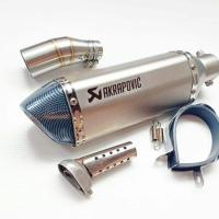 ราคา ท่อไอเสียมอไซ ท่อนินจา300 ท่อสลิปออน สลิปออนแสตนเลส ชุดท่อสลิปออน สลิปออนสวม 2 นิ้ว KAWASAKI Z Ninja 250 300 AK14นิ้วเงินปากเคฟล่า (18871965915)