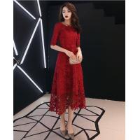 ราคา เดรสผู้หญิง เดรสออกงาน เนื้อผ้าลูกไม้ทอลายแน่น ลูกไม้ออกงาน ผ้าลูกไม้เนื้อดีขึ้นลวดลายดอกไม้หนาทั้งตัว ทรงสวย สวมใส่สบาย (20048252840)