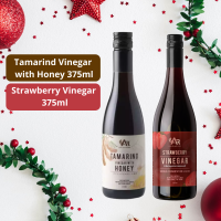 ราคา Ablerind Bundle Deal แพ็คคู่ Strawberry Vinegar No Honey 375ml Tamarind Vinegar with Honey 375ml เอเบิ้ลริน ไซเดอร์สตรอเบอร์รี่ 375มล ไซเดอร์มะขามผสมน้ำผึ้ง 375มล (11268118624)