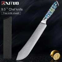 ราคา XITUO 67 Layer Damascus Steel Kitchen Set Abalone Handle Sharp Santoku Bread Boning Practical Kitchen Cutting Tools (17007919083)