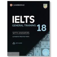 ราคา CAMBRIDGE IELTS 18 GENERAL TRAINING STUDENTS BOOK WITH ANSWERS AUDIO RESOURCE BANK BY DKTODAY (20224814267)
