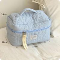 ราคา Ins กระเป๋าเครื่องสําอาง กระเป๋าแต่งหน้า กระเป๋าจัดระเบียบ สีแคนดี้ กระเป๋าเครื่องสําอางค์ กระเป๋าเครื่องสําอางค์ KKHOME (18219295258)