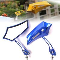 ราคา GIO Store จัดส่งในพื้นที่ 1 คู่ Universal รถจักรยานยนต์ 8 10 มม ด้านหลังกระจกมองข้างมอเตอร์ไซด์จักรยาน Scooter (9691095654)