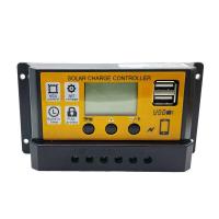 ราคา 30 40 50 60 100A MPPT Solar Charge Controller Dual USB LCD Display 12V 24V Auto Solar Cell Panel Charger Regulator With Load (12572717660)