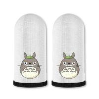 ราคา 20 7 Bluewow Totoro ที่สวมนิ้วเกมคาร์บอนไฟเบอร์สีขาวที่กำหนดเองเพื่อเพลิดเพลินกับสัมผัสผ้าไหมสำหรับเกมมือถือ PUBG หน้าจอสัมผัสที่สวมนิ (20607143154)