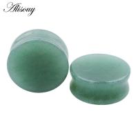 ราคา Alisouy 2PC หินหูปลั๊กต่างหูรูปเกจ์ผู้หญิงผู้ชายหูปลั๊กเจาะอุโมงค์หมุดขยายรูหู Body เครื่องประดับแบบเจาะ (9407941060)