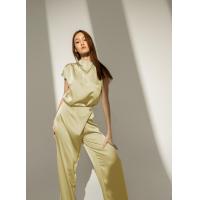 ราคา Nineplus Silky set ชุดเซ็ทเสื้อ กางเกงทรงป้ายผ้าซาติน (21081696443)