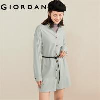 ราคา Giordano ผู้หญิง เดรสเชิ้ตแขนยาวผ้าลูกฟูกเลียนแบบคอตตอน Free Shipping 05461674 (9439121122)