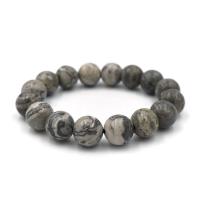 ราคา หินนำโชค สีเทาลายหินอ่อน เลือกขนาดเม็ดหินได้ 4 12 มม หินแห่งการเปลี่ยนแปลง สร้อยข้อมือหินแท้ by siamonlineshop (13956992851)