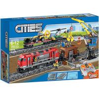 ราคา LEGO Container freight 10219 Maersk train 10194 Jade Night steam train assembly Lego building blocks (20709684367)