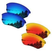 ราคา เลนส์อะไหล่โพลาไรซ์2คู่สำหรับ Oakley Flak Beta OO9363 Flak Beta Asian OO9372กรอบแว่นกันแดดเอเอฟ ติดตั้งได้ง่าย ใส่ได้พอดี ป้องกันรังสียูวี100 ดำ เงิน (20331961669)