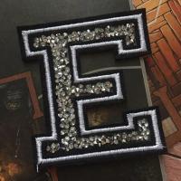 ราคา ตัวอักษร เพชร คริสตัล ปักขอบ ขนาด 3 นิ้ว ตัวรีดติดเสื้อ ตัวรีด ติดกระเป๋า ติดหมวก ติดแจ๊คเก็ต อักษรภาษาอังกฤษ Alphabet Patch (1417832641)