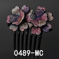 ราคา Fashion Rhinestone Flower Hair Comb Hair Clip (16667007319)