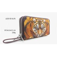 ราคา sale SS กระเป๋าถือซิปรอบคู่มีสายคล้องมือพิมพ์ลาย หนังปลากระเบน (2587238148)