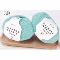 ราคา ด้ายถักไหมพรมโมแฮร์ถักไหมพรมผ้าคลุมไหล่ผู้หญิงทำมือแบบ DIY ขนาด0 9มม X 260 (19465854928)