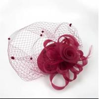 ราคา หมวกผู้ดีอังกฤษ แต่งตาข่าย ขนนก หมวกแฟชั่นหญิง (19895725061)