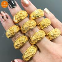 ราคา เหมือนจริงที่สุด แหวนทองผู้ชาย ลายมังกรทองใหญ่ แหวนทอง เทียบทองจริง 24K แหวนทองไมครอน แหวนผู้ชาย เครื่องประกับ ทอง ทองปลอม (9465375317)