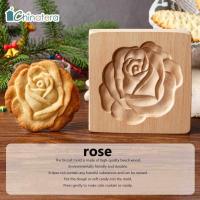 ราคา Chinatera ไม้คุกกี้แม่พิมพ์ขนมปังขิงไม้คุกกี้แม่พิมพ์กด3D เค้กลายนูนอบแม่พิมพ์ตัดคุกกี้คริสต์มาสเบเกอรี่เครื่องมือ (16838739755)